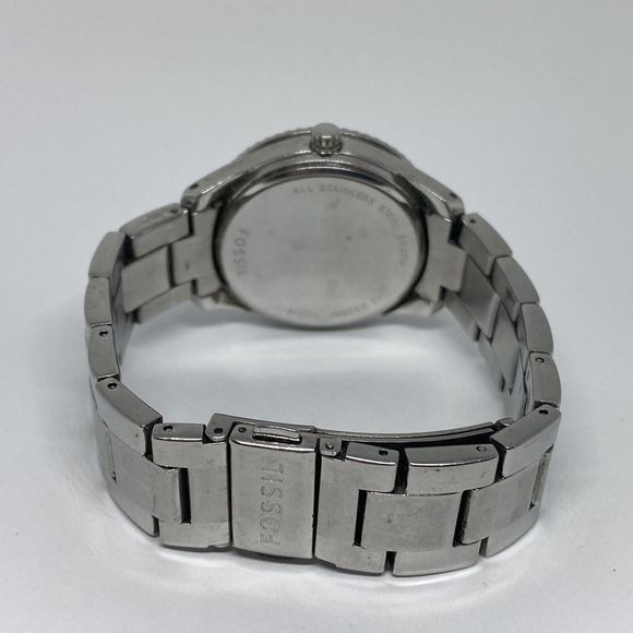 Fossil Stella ES2860 Womens Stainless Steel Analog White Dial Quartz Watch XR775 - Picture 10 of 12